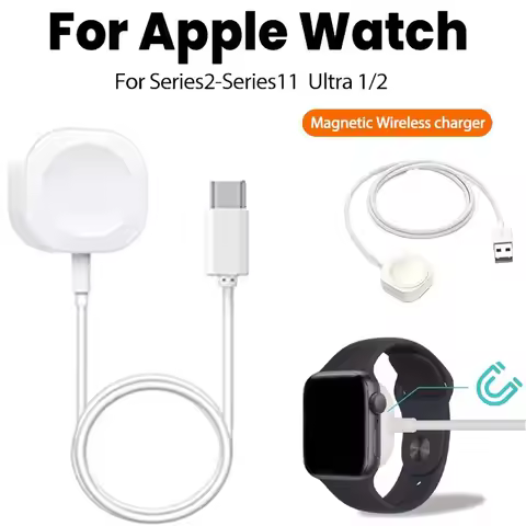 Fast Magnetic Wireless Watch Charger for iWatch Seires Ultra 10 9 8 7 SE for Apple Watch 6 5 4 3 2 1