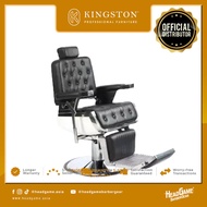[👑Official Store] KINGSTON™️Chesterfield Emperor Hydraulic Heavy Duty Barber Chair (Delta) - 1 Year Warranty
