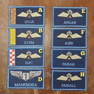 AFMY embroidery patches / name patches 02 ( Custom Order)