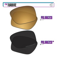 เลนส์อะไหล่ทดแทนโพลาไรซ์สำหรับแว่นกันแดดกังหัน-Oakley-Blackplus-GunmetalP