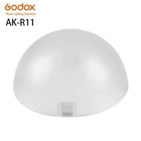 Godox AK-R11 Dome Diffuser Compatible for Godox AD200 Pro AD200 H200R Round Flash Head Godox V1 Flas