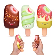Anboor 3 Pcs Squishy Set, Food Squishy Slow Rising Soft Kawaii Popsicle Squishy for Kids Stress Reli