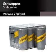 Schweppes Soda Water 24 cans x 320ml