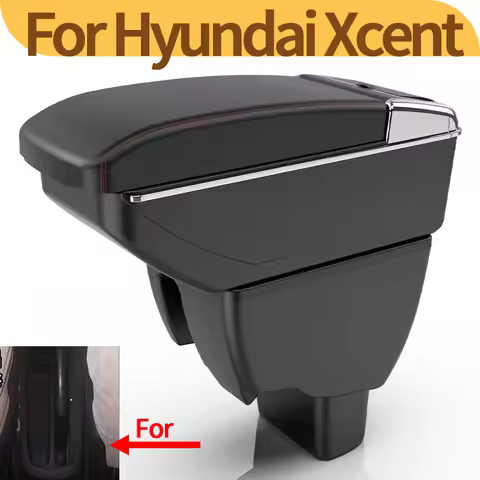 For Hyundai Xcent special car armrest box center console modified new multi-function storage box dou