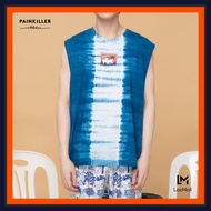 (PAINKILLER x GOOD GOODS) TANK LOOSE-FIT COLON / เสื้อมัดย้อม ม่อฮ่อม เสื้อแขนกุด โอเวอร์ไซส์ เสื้อยืด เสื้อผ้าผู้ชาย เพนคิลเลอร์ / menswear PAINKILLER / TANK / GG23