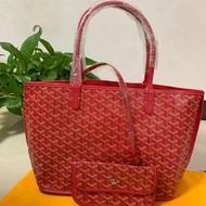 Goyard Goya กระเป๋าฟันสุนัขกระเป๋าสะพายข้างขนาดใหญ่ปานกลางสองด้านกระเป๋าช้อปปิ้งแบบพกพากระเป๋าขนาดใหญ่คุณภาพการค้าต่างประเทศ