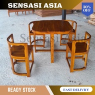 MEJA MAKAN KAYU JATI /DINNINING TABLE NEW Design