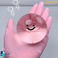 AINTP TPR Crystal Ball, Transparent Solid Water Ball Pinching Toy, Funny Realistic Squeezing Acne Si