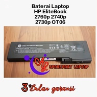 Baterai Laptop HP Elitebook 2740p 2760p ORI