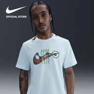 Nike Mens Sportswear Inspo Vintage Tee - Glacier Blue ไนกี้ เสื้อผูู้ชาย Sportswear - สีฟ้าธารน้ำแข็