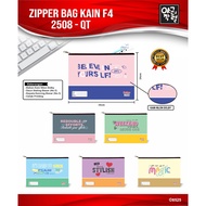 F4 zipper folder QUOTE textbook