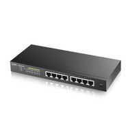 ZyXEL 8-port GbE Smart Managed PoE Switch GS1900-8HP (Black)