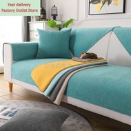 {high quality} Waterproof sofa cover Chenille sofa cover protector Non-slip 1 2 3 4 Seater L Shape Sofa Cover Sofa Protec A19m