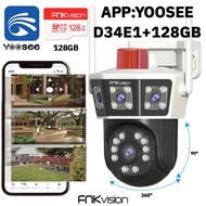 FNKvision YOOSEE 3เลนส์แท้จริง ดูพร้อมกันได้ ภาพคมชัด Full HD 15MP กลางคืนภาพเป็นสี พูดโต้ตอบได้ IP6