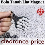 🔥STOK🔥1KG borong 8mm 9mm 10mm outdoor garden bola tanah liat Hard clay seads Ball Mudball mudpill (M
