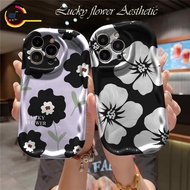 CUSTOM AESTHETIC MELTING FLOWER CASING SOFTCASE FOR J2 PRIME GRANDPRIME A02S A03 A1 A1K A3S 5 5i 8 A