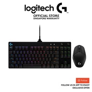 Logitech G PRO Mechanical Lightsync RGB Gaming Keyboard+Logitech G303 Shroud Edition Wireless Gaming Mouse