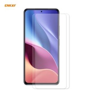 全城熱賣 - 適用於 紅米K40 / K40 Pro / K40 Pro+ 2片裝 ENKAY 草帽王子 0.26mm 9H 2.5D弧邊鋼化玻璃保護膜