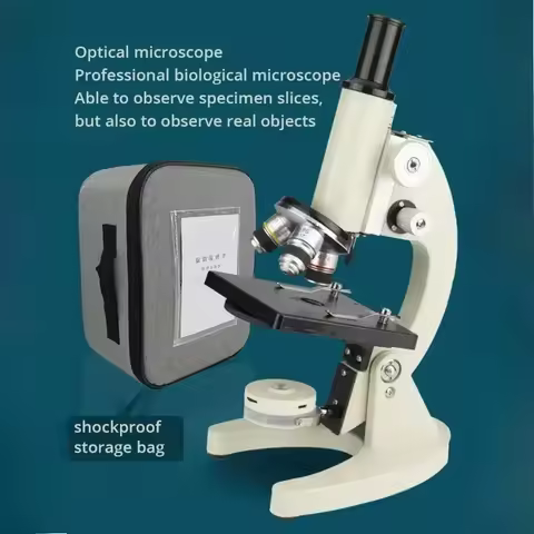 Optical Microscope Professional Biology 10000X High Microscopio HD Photography Middle school univers