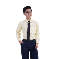 Outpost Kemeja Lengan Panjang Kuning Pengawas Sekolah | Baju Sekolah Menengah | Secondary School Uni
