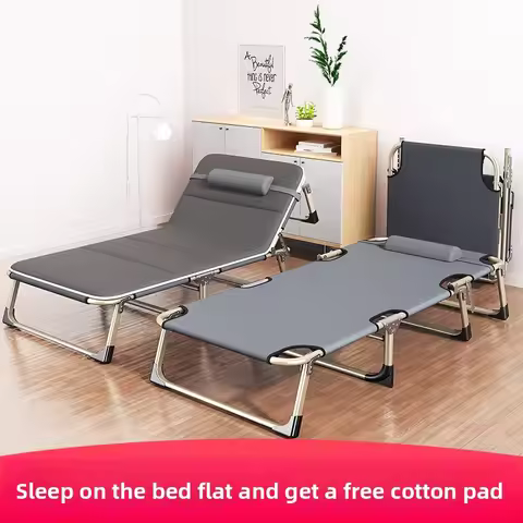 Stackable Nap Bed Home Portable Multipurpose Camp Bed Office Lounger Folding Bed Folding Bed Furnitu