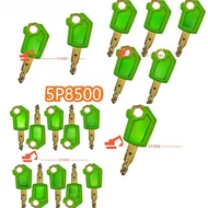 Green Ignition Keys 5P8500 for 5P-8500 Excavator Key Start Ignition Key CAE305.5 307 313 320D2GC