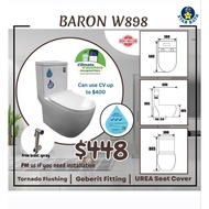 [Climate Voucher Accepted] Baron W898 Tornado Toilet Bowl