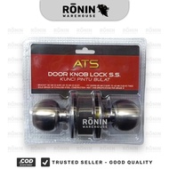 ATS Round Lock BC Handle Bathroom WC Door Handle