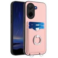 Ready to ship R20 Ring Card Holder Phone Case For Redmi A5 4G 171.7mm / Xiaomi Poco C71/Redmi Turbo 