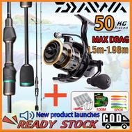 Artemis Fishing Rod Set Spinning Rod Joran Pancing 1 Set Reel Spinning Reel Jigging Rod Fishing Set