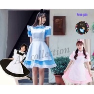 Alice & Marry Blue Maid Cosplay Costume