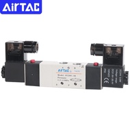 AirTAC 4V130C-06 4V230C-08 4V330C-10 4V430C-15 Pneumatic Air Solenoid Valve 5 Port 3 Position Way Re