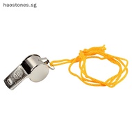 Hao Metal Whistle Referee Sports Rugby Stainless Steel Whistle Soccer Basketball SG