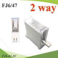 Busbar Pin Type FJ6/47 MCB Din rial 63A 2-Hole Breaker