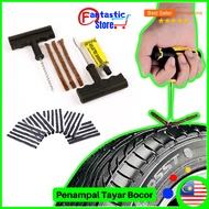 Penampal tayar bocor Diy Car Tubeless Tyre Tire Puncture Repair Kit Tyre sealer kit cacing tampal tayar Tyre patch