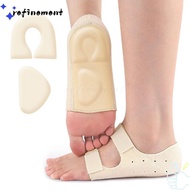 REFINEMENT Heel Protectors, Plantar Fasciitis Relief Achilles Tendonitis Heel Support Cushion, Porta