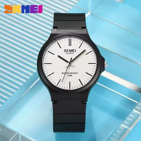 SKMEI 2108 Men Fashion Simple Waterproof Watches Ultralight Sports Quartz Mens Wristwatches Shockpro