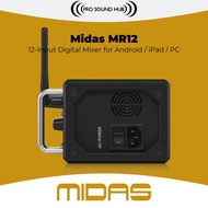 Audio Mixer Midas Mr12 Mr-12 Mixer Digital Ipad Android Pc Mac 12