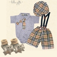 LILLEGIFTS Dandy Set Hampers Baby Boy Birth Gift Baby Boy Newborn Gift Set Wooden Box