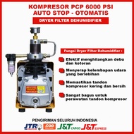 6000 PSI PCP COMPRESSOR - with Dehumidifier Filter Dryer & Auto Stop - AUTOMATIC PCP COMPRESSOR - Fr
