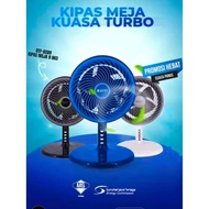 Denn Table fan Turbo Circulation Powerful Fan 9 Inch 5 Blade Sirim Tested