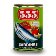 555 Sardines in Tomato Sauce 155g - Filipino Favorite