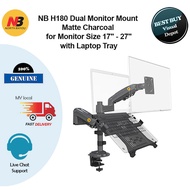 North Bayou H180 Monitor Mount for Size  17" - 27" with Laptop Tray