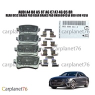 AUDI A4 B8 A5 8T A6 C7 A7 4G Q5 8R REAR DISC BRAKE PAD REAR BRAKE PAD 8K0698451A 8K0 698 451A