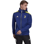 adidas Men's 2021-22 Juventus ZNE Hoodie (Victory Blue/White)