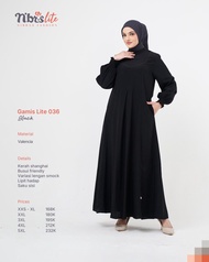 GAMIS NIBRAS LITE 036 / BAJU NIBRAS TERBARU / GAMIS BUSUI LONGDRESS GAMIS DAILY KEKINIAN 2025