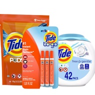 [ iiMONO ] Tide To Go Instant Stain Remover Wipe | Free & Gentle Laundry Detergent Soap Pods | 4in1 