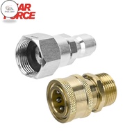 OGO Pressure Washer Swivel Adapter, Stainless Steel M22 14mm to 3/8" Quick Connect, Quick Disconnect