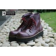 Shoes classic old ugBlack Master genuine leatherOriginal men's boots biker rocker underground