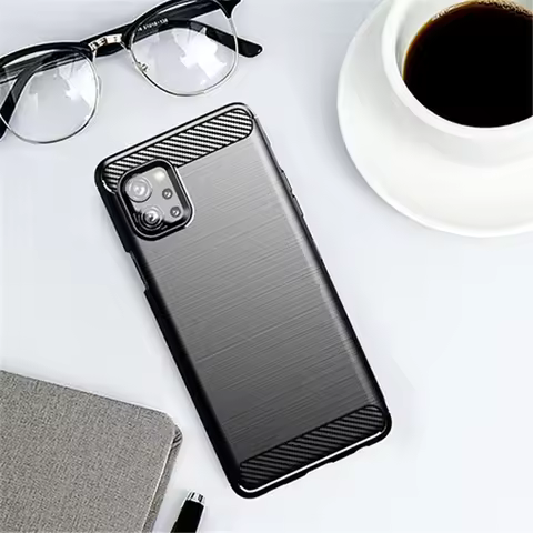 For LG Q92 5G Case Rubber Bumper Anti-knock Silicone Carbon Fiber Cover For LG Q92 Q51 Q61 K40S Phon